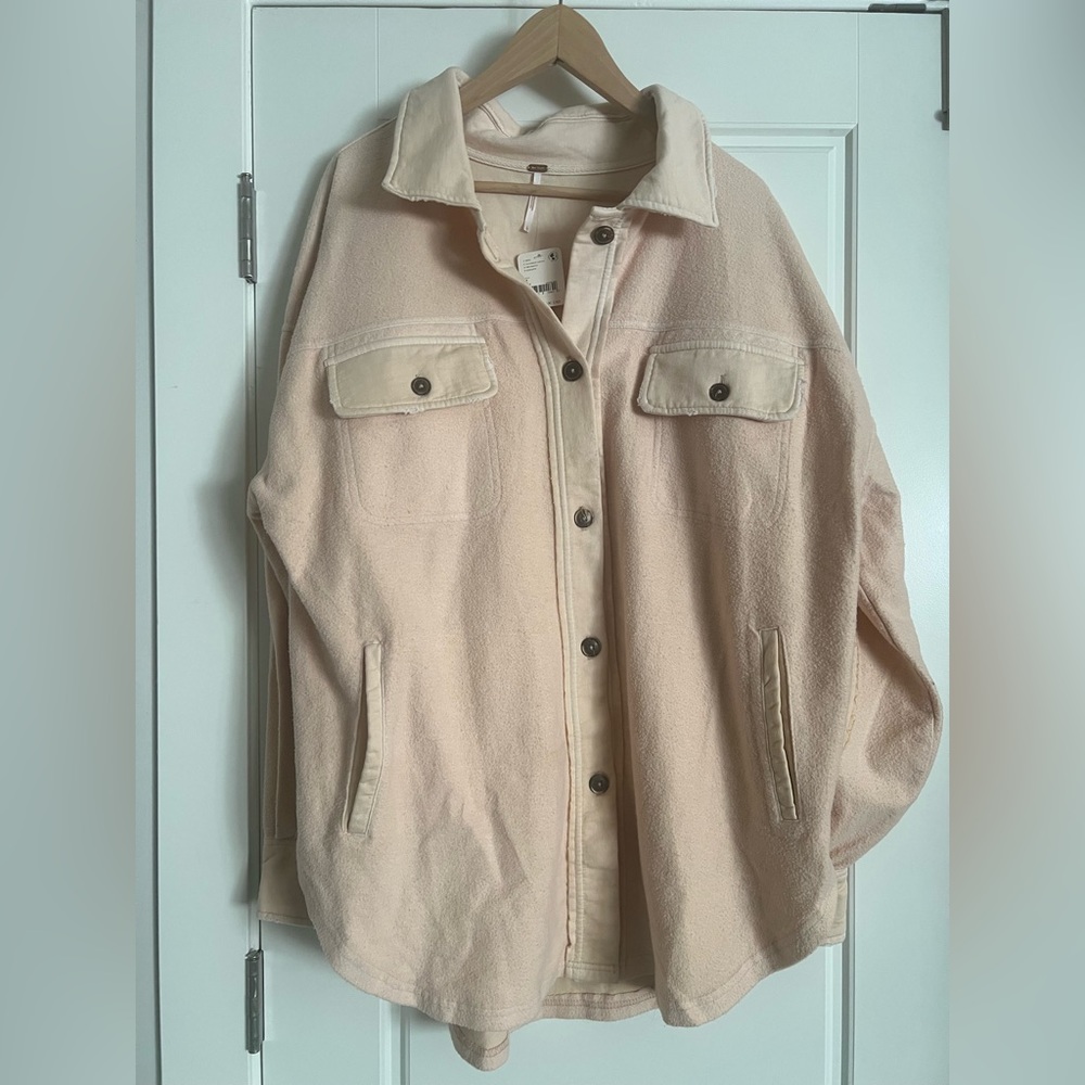 Free People Ruby Jacket Shacket Movement Beach One Pilcro XL NWT Pilcro Hailee - Picture 2 of 7